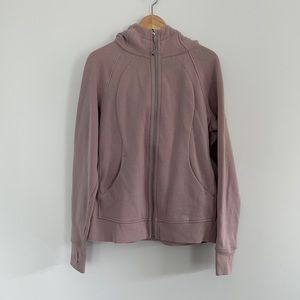 NWOT Lululemon Scuba Hoodie, Soft Pink, Size 12